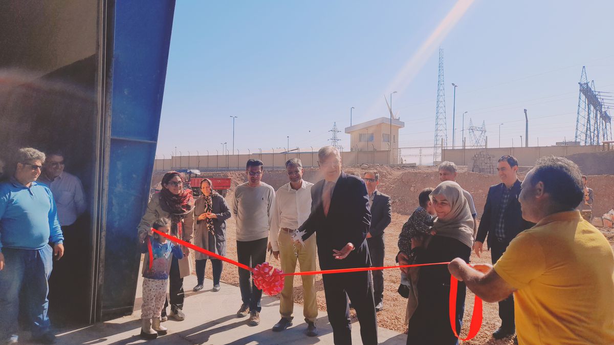 The inauguration of the olive oil factory by the Nazari Business Group, with the presence of the rep